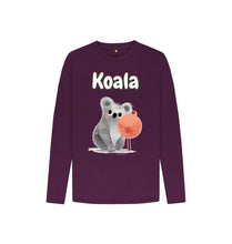 Load image into Gallery viewer, Purple Koala Long-sleeved
