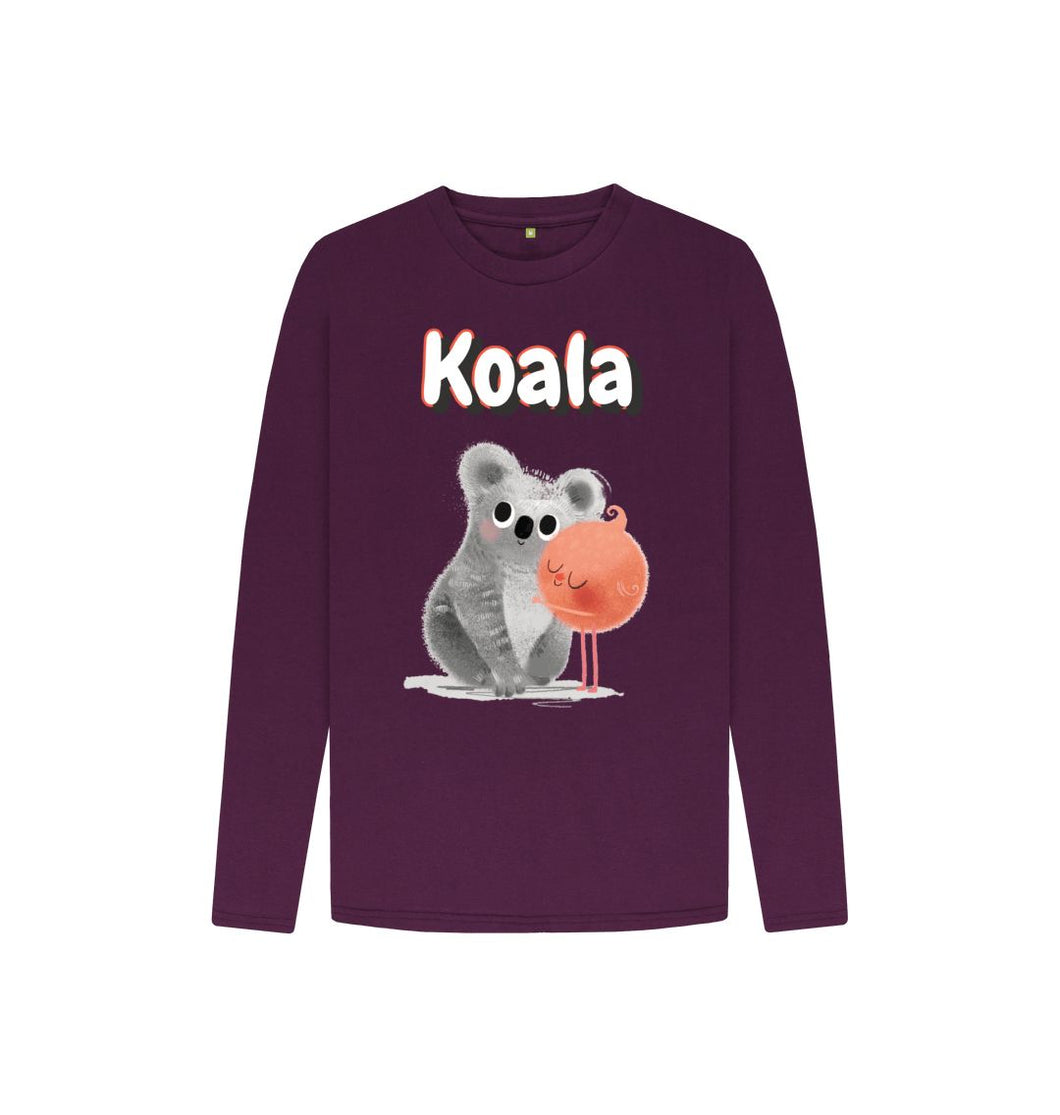 Purple Koala Long-sleeved