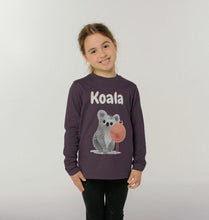 Load image into Gallery viewer, Organic Childrens Long-sleeved T-shirt (Koala)
