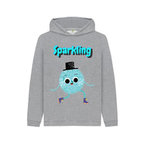 Load image into Gallery viewer, Athletic Grey Sparkling Hoody
