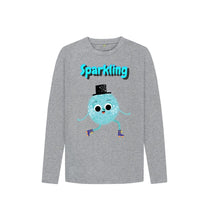 Load image into Gallery viewer, Athletic Grey Sparkling Long-Sleeved
