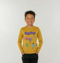 Load image into Gallery viewer, Organic Childrens Long-Sleeved T-shirt (Tingalings)
