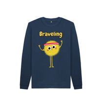 Load image into Gallery viewer, Navy Blue Braveling Jumper
