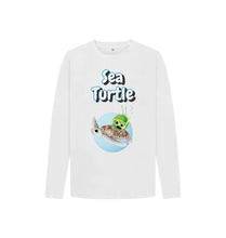 Load image into Gallery viewer, White Sea Turtle Long-sleeved
