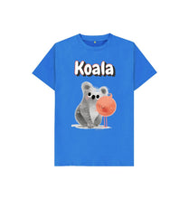 Load image into Gallery viewer, Bright Blue Koala T-shirt
