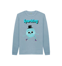 Load image into Gallery viewer, Stone Blue Sparkling Jumper
