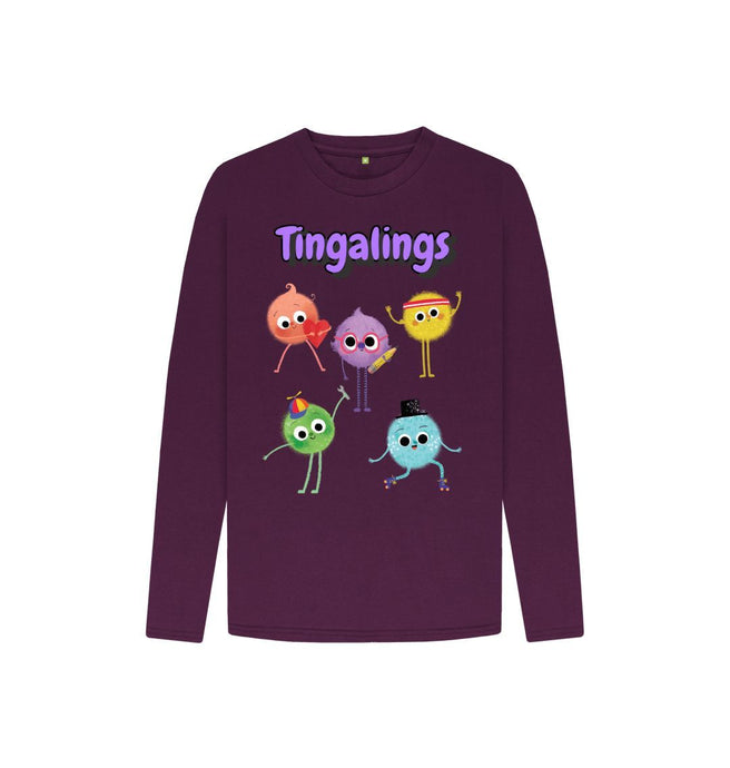 Purple Tingalings Long-Sleeved
