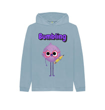 Load image into Gallery viewer, Stone Blue Bumbling Hoody
