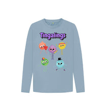 Load image into Gallery viewer, Stone Blue Tingalings Long-Sleeved
