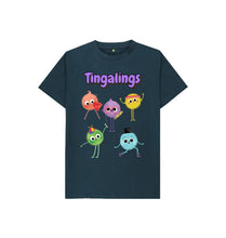 Load image into Gallery viewer, Denim Blue Tingalings T-shirt
