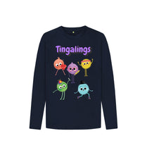 Load image into Gallery viewer, Navy Blue Tingalings Long-Sleeved
