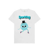 Load image into Gallery viewer, White Sparkling T-shirt
