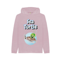 Load image into Gallery viewer, Mauve Sea Turtle Hoody
