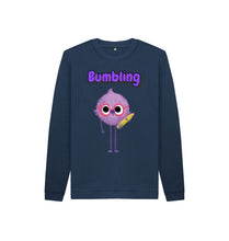 Load image into Gallery viewer, Navy Blue Bumbling Jumper
