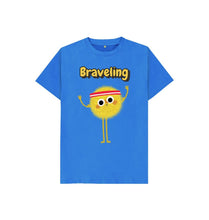 Load image into Gallery viewer, Bright Blue Braveling T-shirt
